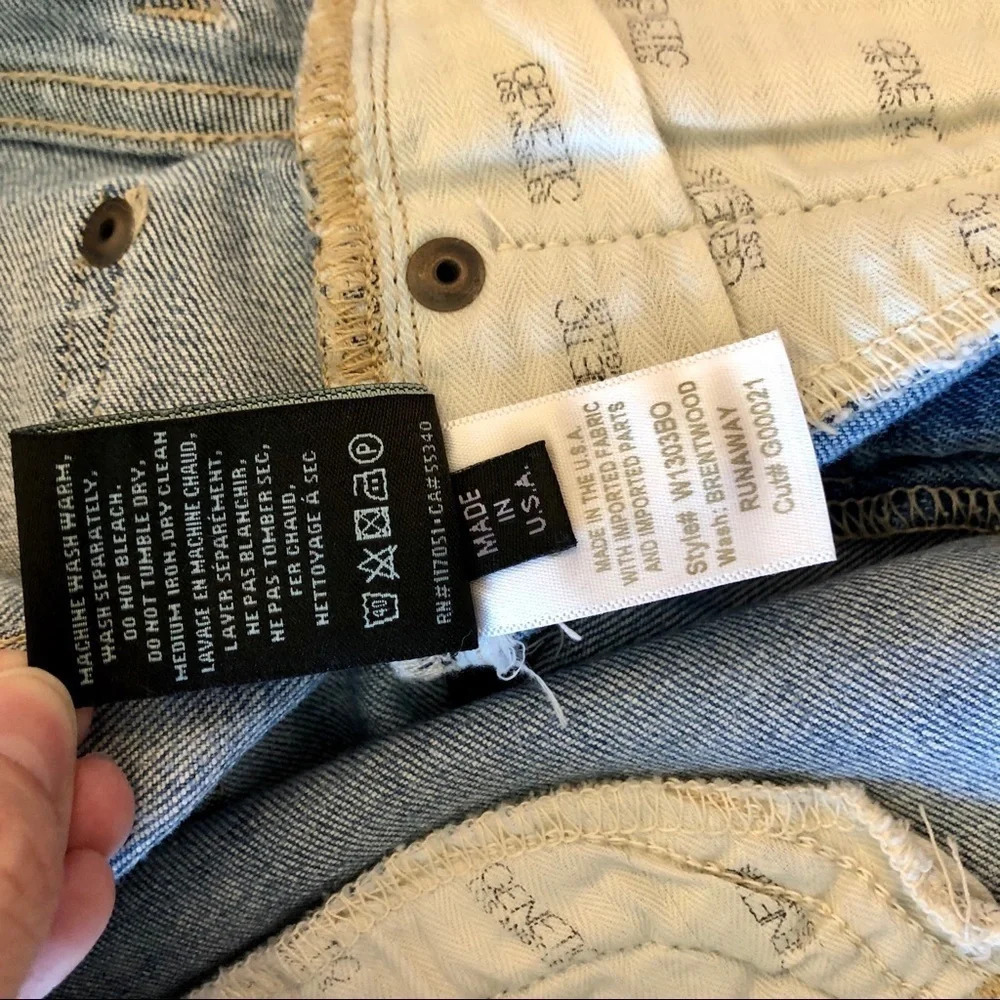 Genetic Runaway Brentwood High Rise Crop Jeans 26 - Picture 5 of 7